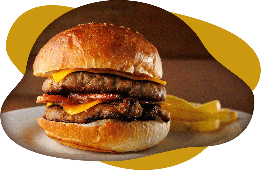 ダブルベーコンチーズバーガー